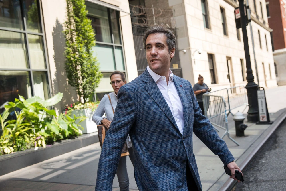 Ông Michael Cohen, cựu luật sư riêng của Tổng thống Mỹ Donald Trump tại New York ngày 27-7-2018. Ảnh: GETTY IMAGES
