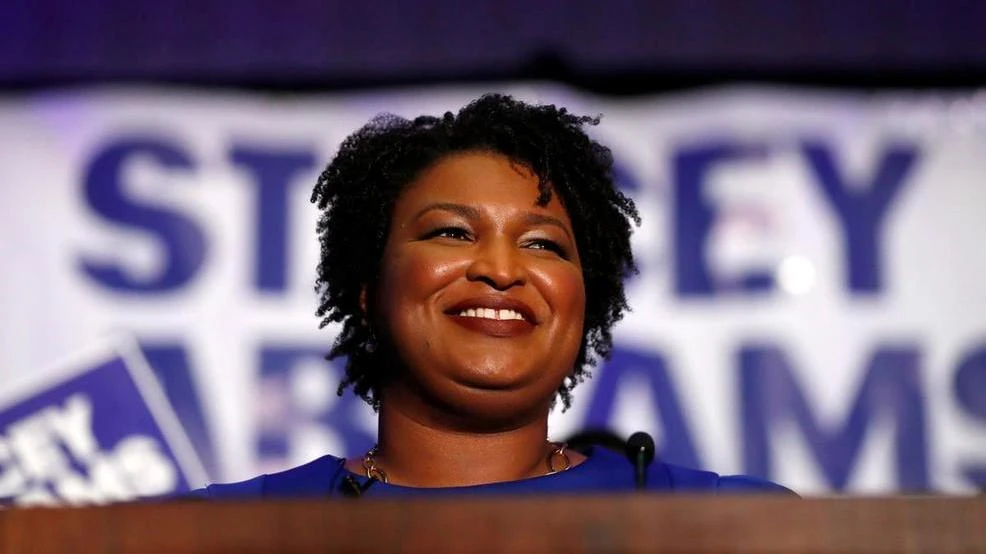 Nữ ứng viên Dân chủ Stacey Abrams. Ảnh: WGXA