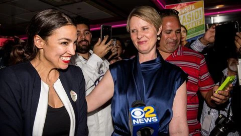 Nữ ứng viên Dân chủ Alexandria Ocasio-Cortez. Ảnh: ESQUIRE