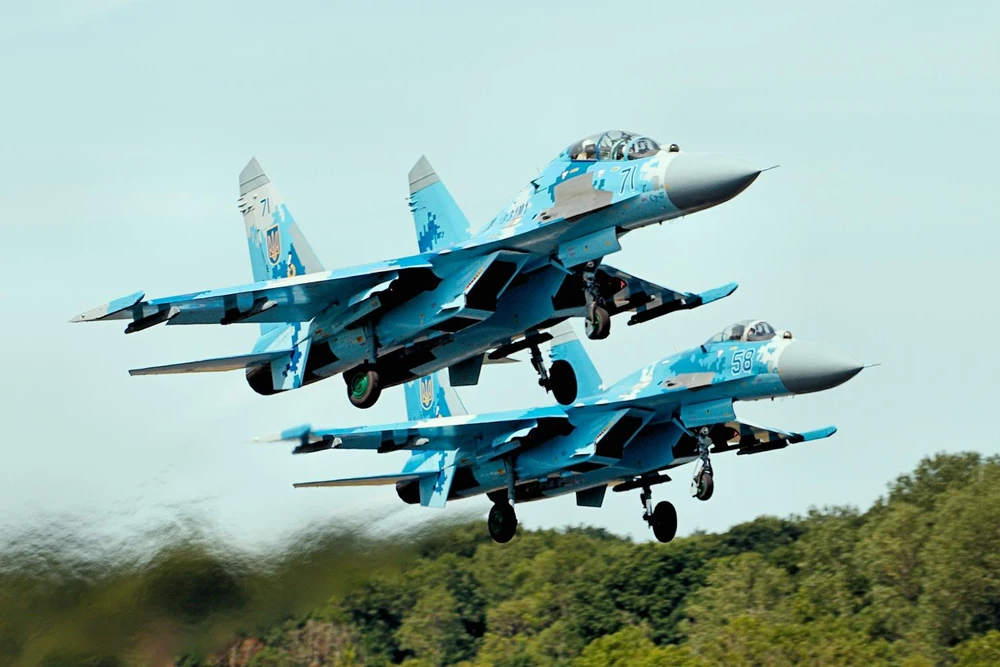 Nga chuẩn bị đưa Su-27 đến Crimea. Ảnh: NATIONAL INTEREST