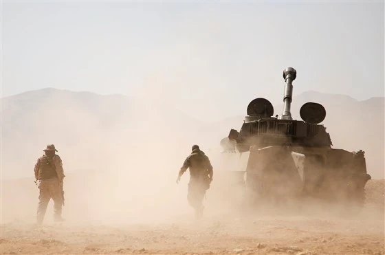 Các tay súng Hezbollah tại núi Qalamoun, đông bắc thủ đô Damascus (Syria) ngày 23-8-2017. Ảnh: REUTERS