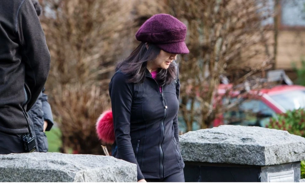 Bà Mạnh Vãn Châu đang được tại ngoại tại Vancouver (Canada). Ảnh: SCMP