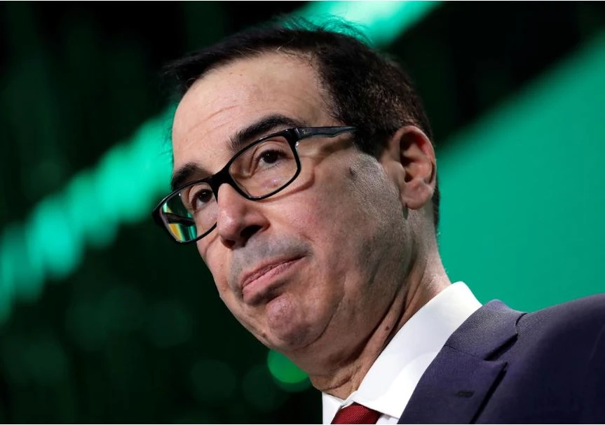 Bộ trưởng Tài chính Mỹ Steven Mnuchin sẽ tham gia phái đoàn Mỹ đàm phán với phái đoàn Trung Quốc. Ảnh: REUTERS