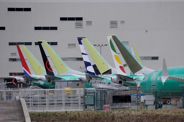 Máy bay Boeing 737 MAX 8 tại nhà máy Boeing ở TP Renton, bang Washington (Mỹ) ngày 11-3. Ảnh: REUTERS