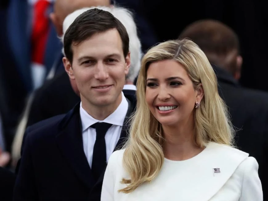 Vợ chồng Ivanka Trump và Jared Kushner – con gái và con rể Tổng thống Mỹ Donald Trump. Ảnh: JAPAN TIMES