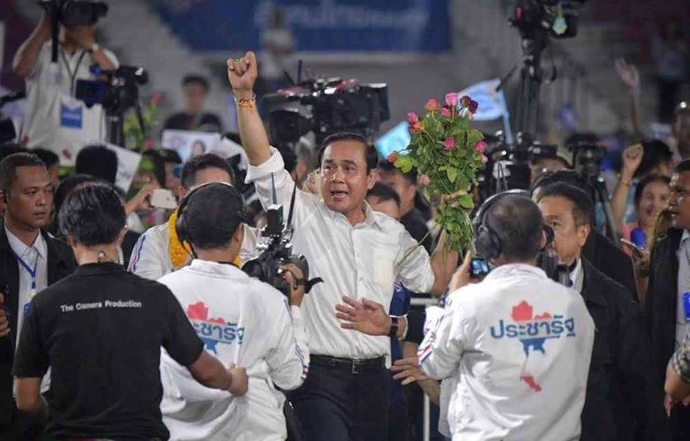 Tướng quân đội, đương kim Thủ tướng Prayuth Chan-o-cha có khả năng sẽ kéo dài quyền lực thêm nhiệm kỳ mới. Ảnh: STRAIT TIMES