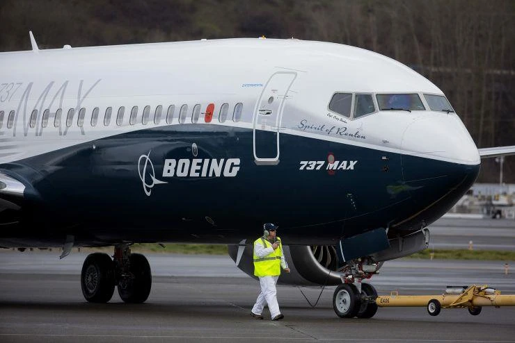 Một chiếc Boeing 737 MAX 8 đậu tại sân bay quốc tế King County ở Seattle, bang Washington (Mỹ). Ảnh: GETTY IMAGES