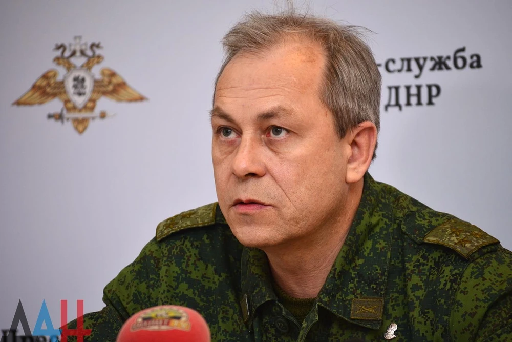 Chỉ huy Eduard Basurin của lực lượng đòi ly khai ở Đông Ukraine còn được biết đến là Cộng hòa nhân dân Donetsk (DPR) tự xưng. Ảnh: NEWS FRONT