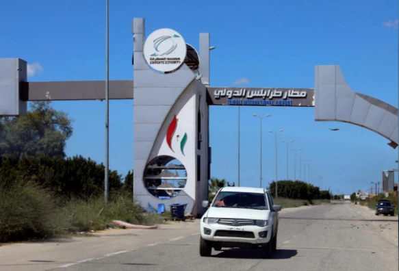 Sân bay quốc tế Tripoli cũ đã được phe chính quyền Tripoli chiếm lại. Ảnh: REUTERS