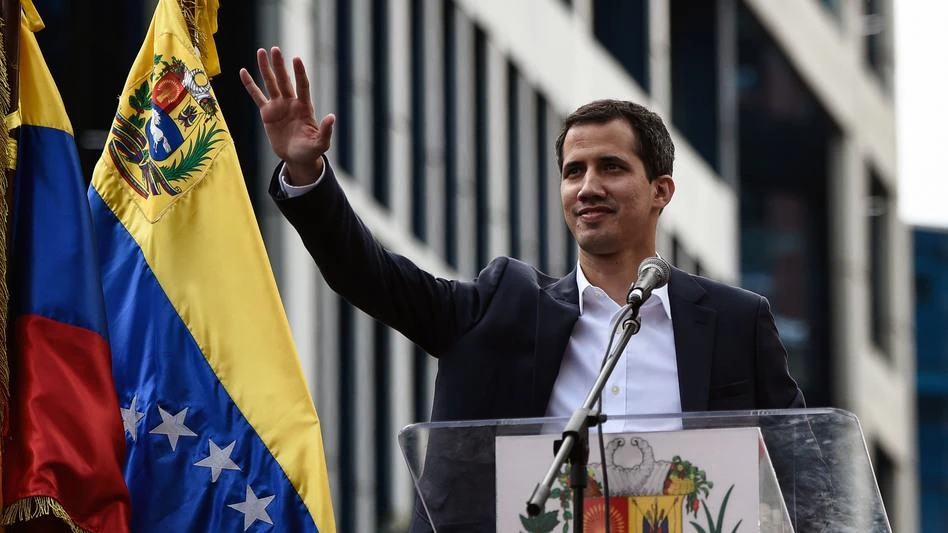 Tiền Mỹ chi cho ông Guaido không phải là tiền của Mỹ mà là từ tài sản của Venezuela. Ảnh: GETTY IMAGES