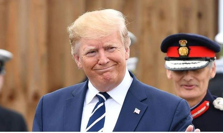 Tổng thống Mỹ Donald Trump có đề cập đến đe dọa từ Iran trong chuyến thăm Anh 3 ngày đầu tuần này. Ảnh: REUTERS