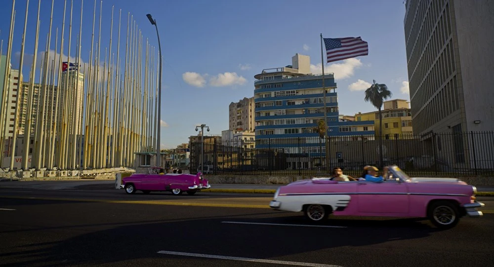 Đại sứ quán Mỹ tại thủ đô Havana (Cuba) năm 2017. Ảnh: AP