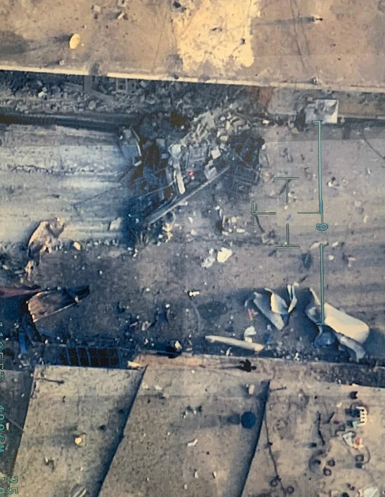 Hiện trường vụ nổ. Ảnh: TWITTER