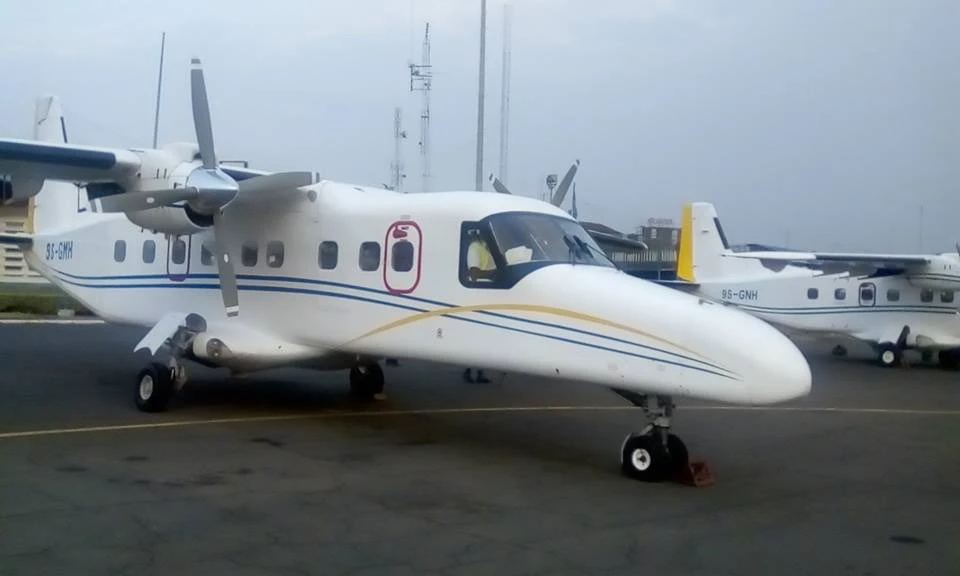 Máy bay của Hãng hàng không Busy Bee – chủ sở hữu chiếc máy bay bị nạn. Ảnh: TWITTER