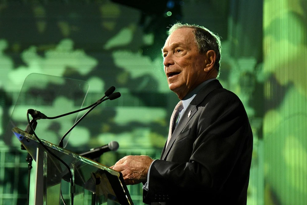 Tỉ phú Michael Bloomberg chính thức tranh cử tổng thống Mỹ năm 2020. Ảnh: GETTY IMAGES