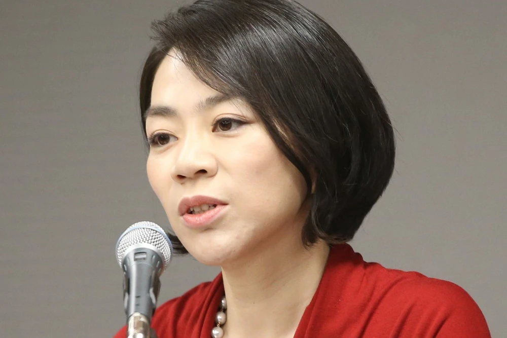 Bà Cho Huyn-ah, chị gái ông Cho Won-tae - Tổng Giám đốc Korean Air. Ảnh: AP