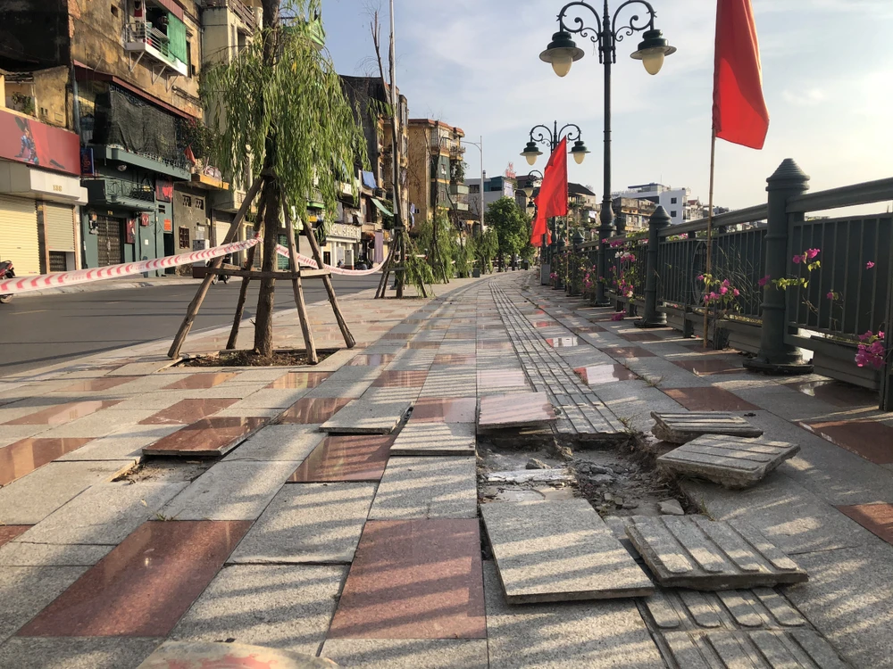 Công viên Máy Tơ ở Hải Phòng mới khánh thành vài tháng đã hư hỏng ảnh 9