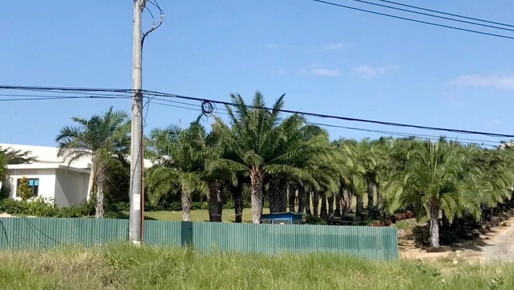 Dự án Cam Ranh Bayana Resort có bốn công trình thi công sai nội dung giấy phép. Ảnh: HL.