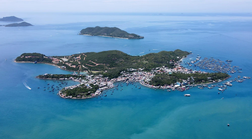 Dự án khu du lịch trên đảo Trí Nguyên. Ảnh: HUỲNH HẢI.