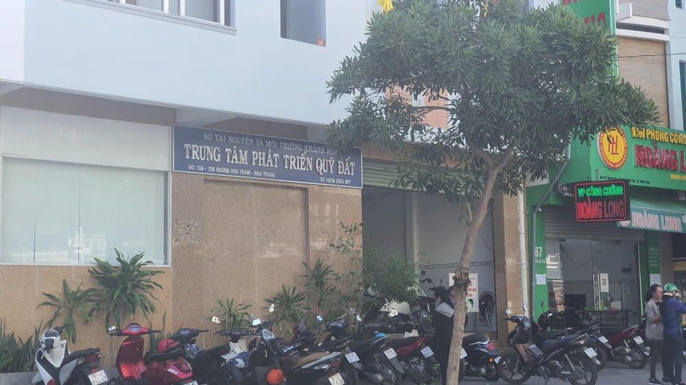 Trung tâm phát triển Quỹ đất Khánh Hòa. Ảnh: HH