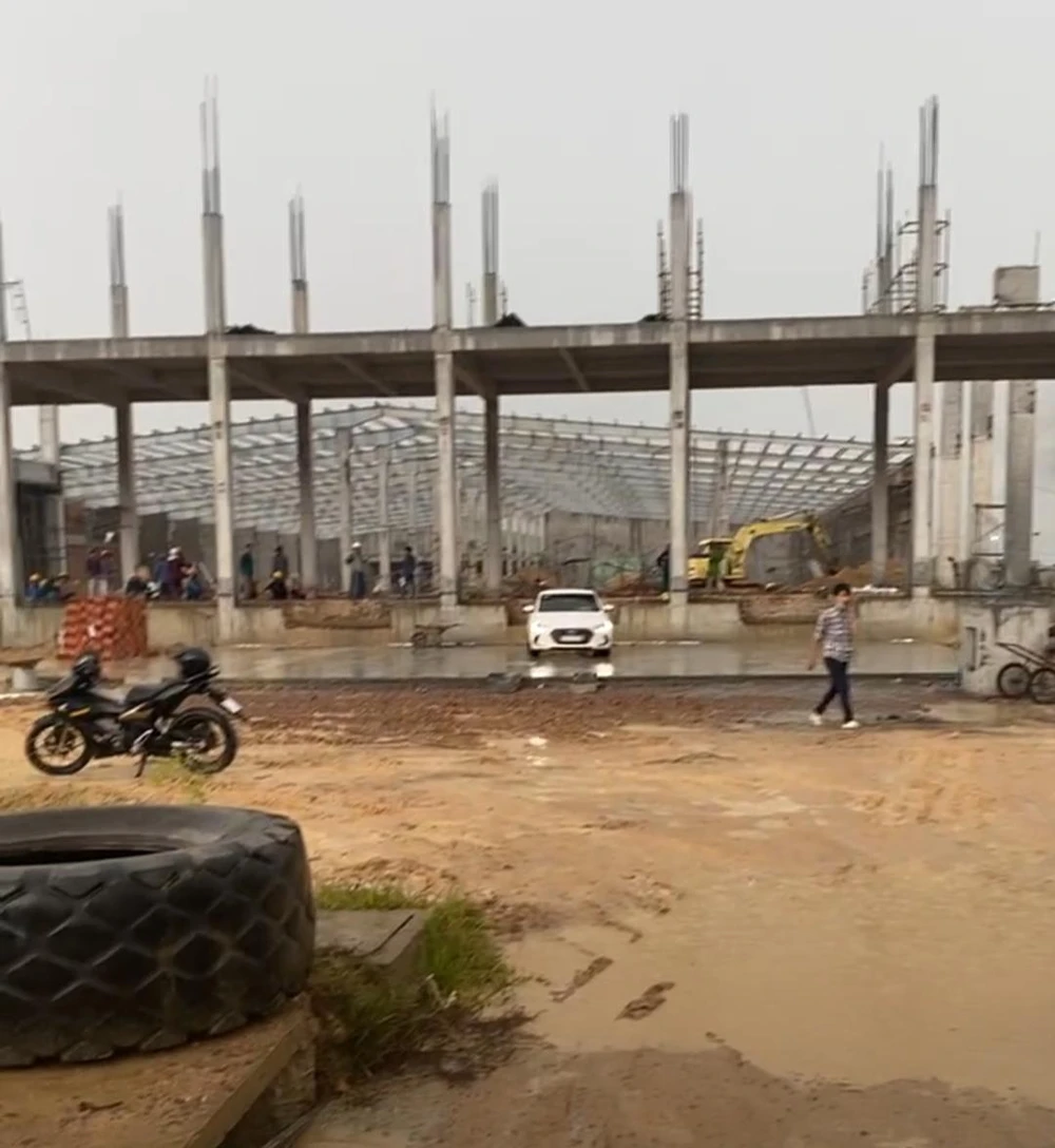 Hiện trường vụ tai nạn. Ảnh: LT