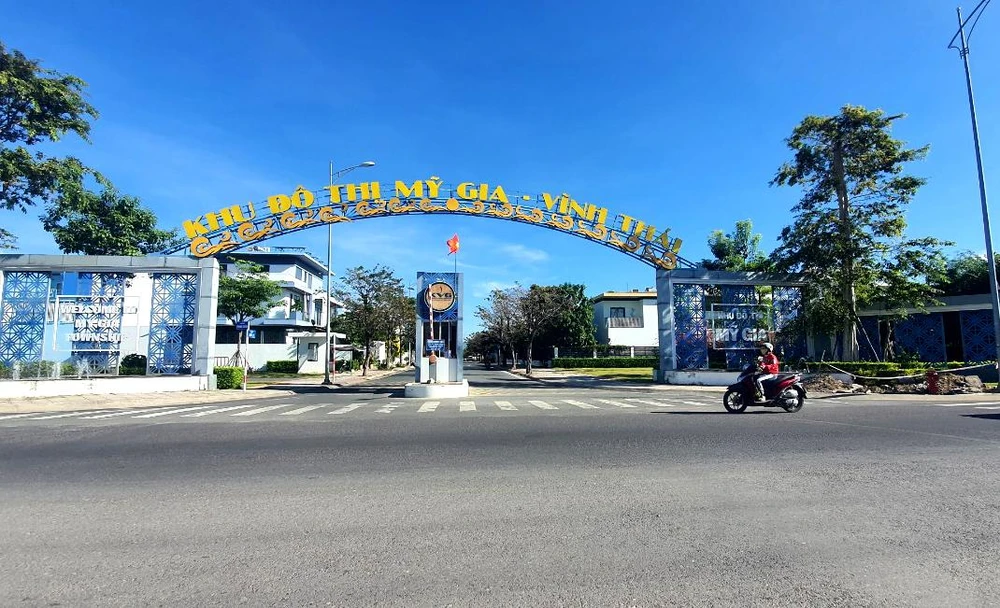 Khu đô thị Mỹ Gia ở TP Nha Trang còn nợ 1.347 tỉ đồng nghĩa vụ tài chính. Ảnh: HH.