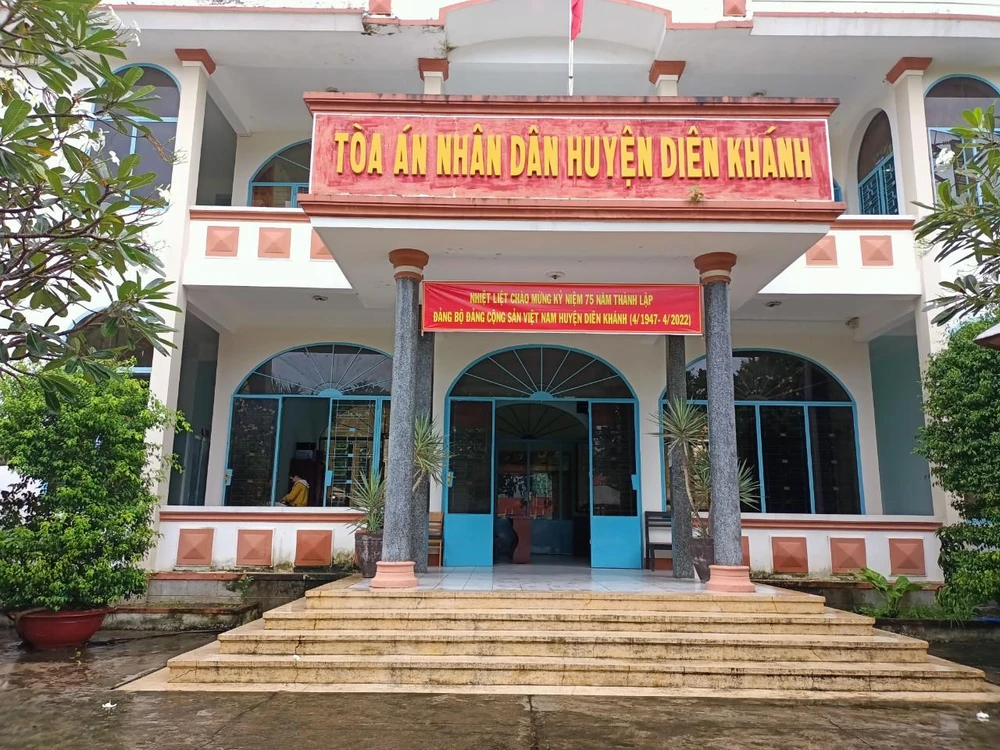 VKS kháng nghị bản án sơ thẩm của TAND huyện Diên Khánh. Ảnh: HH