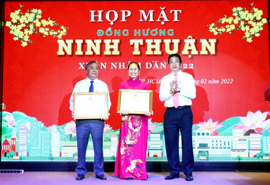 Ninh Thuận họp mặt đồng hương tại TP.HCM hàng năm. Ảnh: VĂN TIẾN.