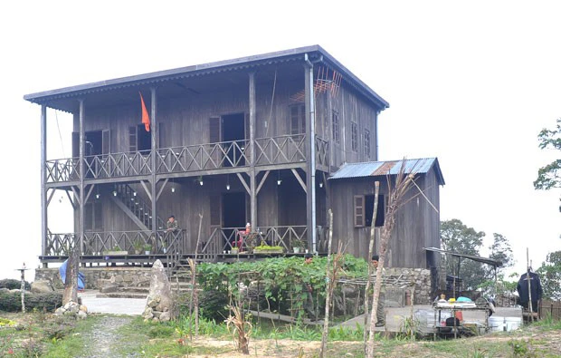 Nhà làm việc của bác sĩ Yersin trên núi Hòn Bà. Ảnh: CHẾ DIỄM TRÂM