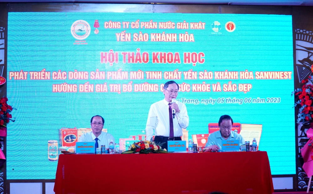 Hội thảo khoa học được tổ chức để nâng cao ứng dụng khoa học trong sản xuất yến sào. Ảnh: H.H