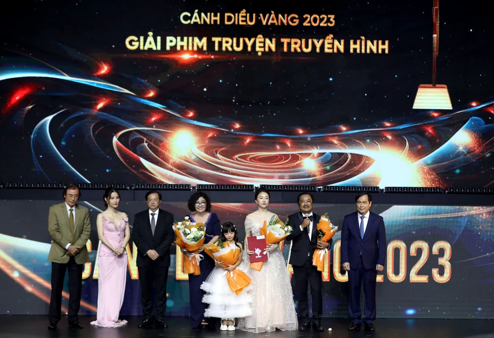 Phim Mẹ Rơm của đạo diễn Nguyễn Phương Điền đạt giải Cánh diều vàng thể loại phim truyền hình. Ảnh: C.T