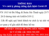 Thông báo khẩn liên quan chuyến bay từ Đà Nẵng về Đắk Lắk
