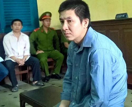 Bị cáo Thương lúc toà nghị án