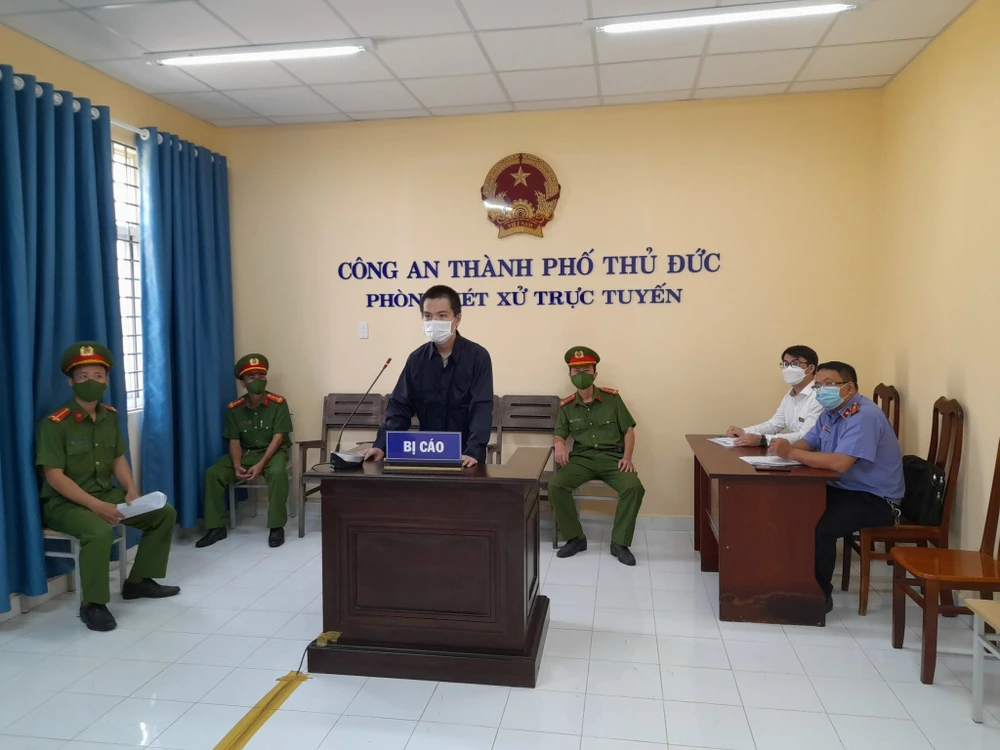 TP.HCM: Tòa án TP Thủ Đức mở phiên xử trực tuyến đầu tiên ảnh 1