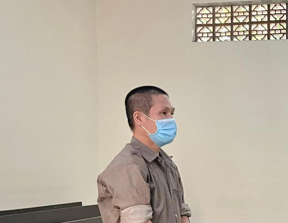 Bị cáo Nguyễn Ngọc Đức tại phiên xử. Ảnh: HOÀNG YẾN