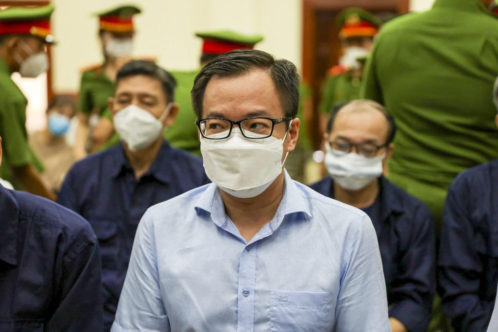 Bị cáo Tề Trí Dũng tại phiên xử phúc thẩm. Ảnh: N.NHI