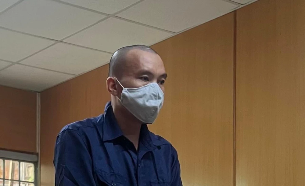 Bị cáo Đào Văn Tâm tại tòa. Ảnh: HOÀNG YẾN