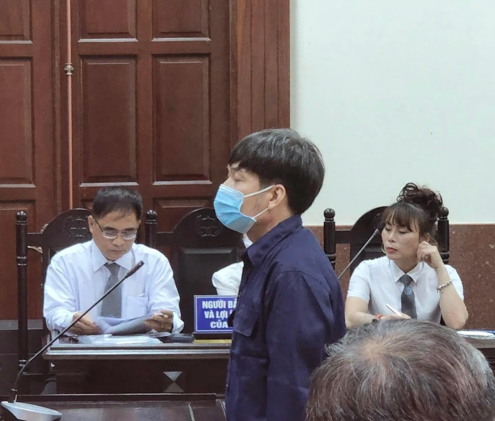 Bị cáo Nguyễn Hoài Nam tại phiên xử phúc thẩm. Ảnh: H.YẾN Bị cáo Nguyễn Hoài Nam tại phiên xử phúc thẩm. Ảnh: H.YẾN