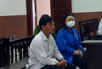 Hai bị cáo tại phiên phúc thẩm. Ảnh: CTV