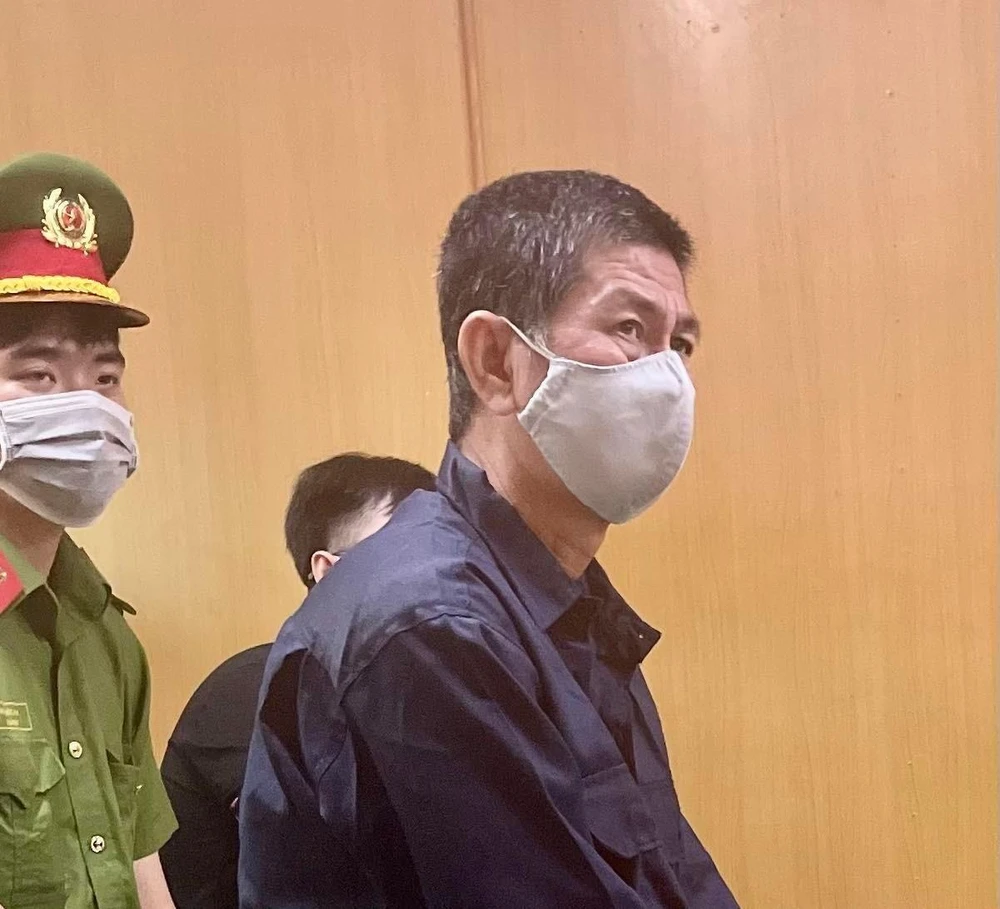 Bị cáo Huỳnh Quang Đạt tại tòa. Ảnh: HOÀNG YẾN