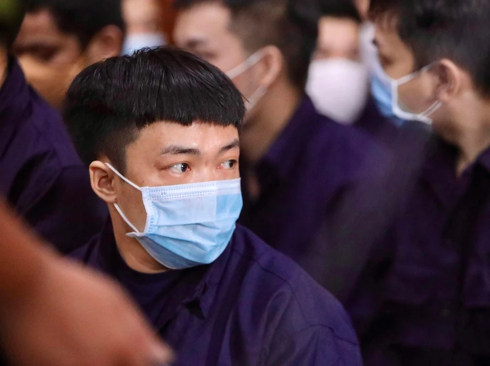 Bị cáo Nguyễn Thái Lĩnh, em trai Luyện, từ bán cà phê được Luyện đưa lên làm Tổng giám đốc Alibaba. Ảnh: NGUYỆT NHI