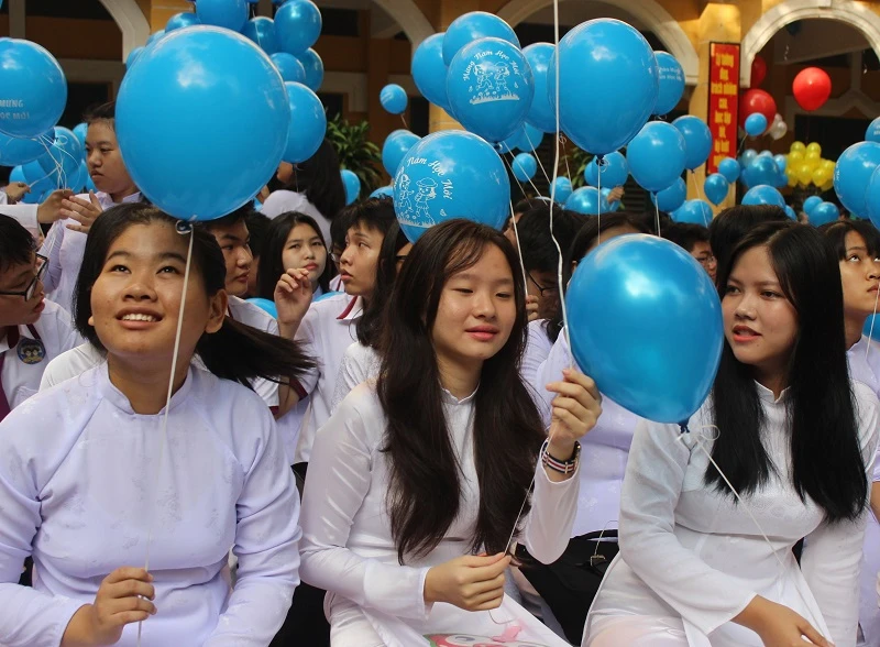 Các em học sinh sẽ được học tập ở ngôi trường có bề dày thành tích dạy và học.