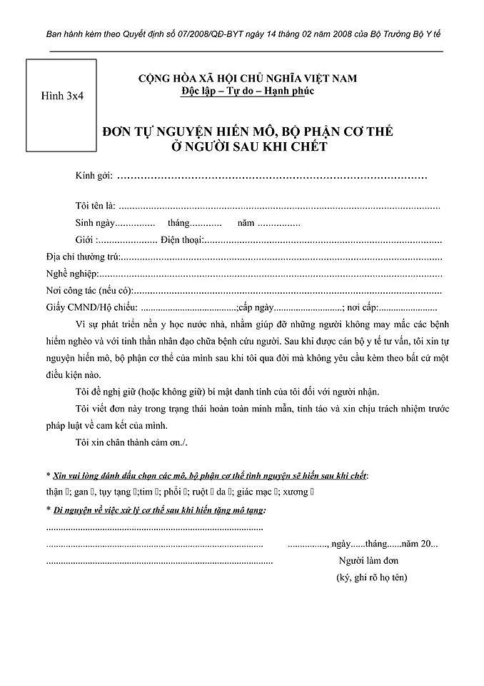 Những điều cần biết khi muốn hiến tạng ảnh 1