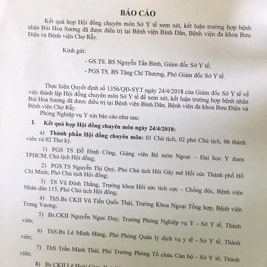 Bác sĩ đưa bệnh nhân ra ngoài mổ tử vong bị kỷ luật ảnh 1 Bác sĩ đưa bệnh nhân ra ngoài mổ tử vong bị kỷ luật ảnh 1