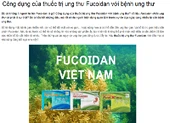 Thực hư công dụng 'thần dược' fucoidan trị ung thư