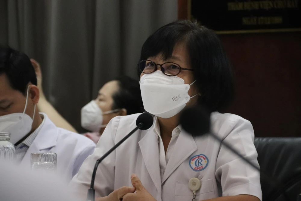 TS-BS Dư Thị Ngọc Thu nhớ lại ca ghép tạng đặc biệt. Ảnh: HL