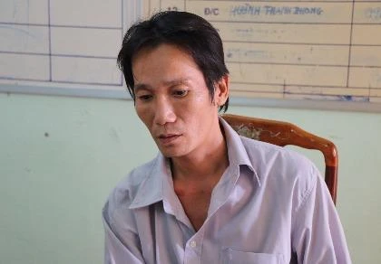 Đối tượng Trần Sơn Hạnh tại cơ quan điều tra.