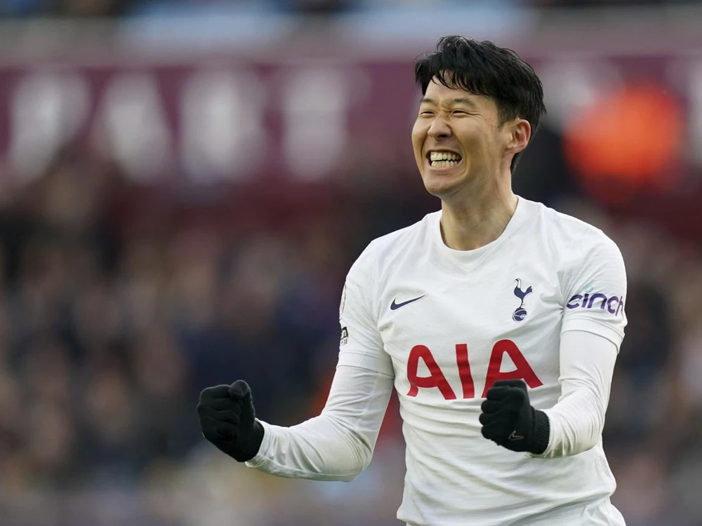 Son Heung-min với phong độ rất cao vừa lập hat trick vào lưới Aston Villa. Ảnh: GETTY IMAGES