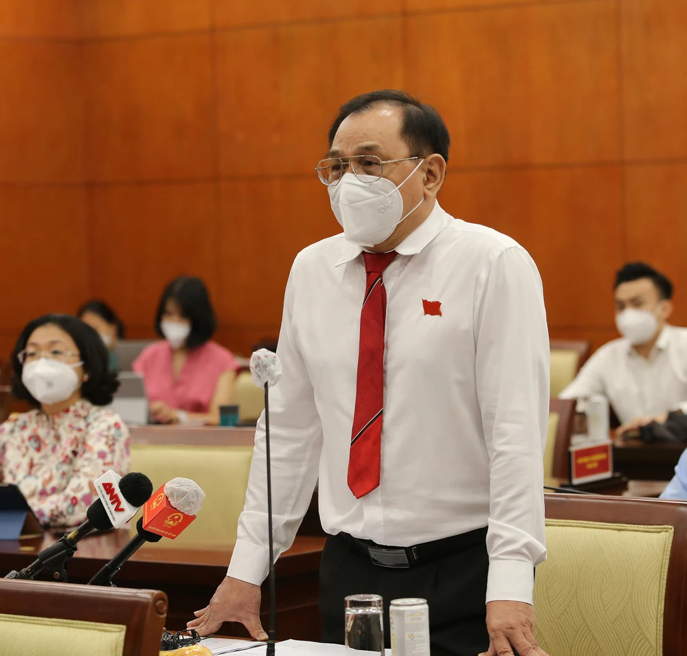 Đại biểu Trần Quang Thắng. Ảnh: HOÀNG GIANG