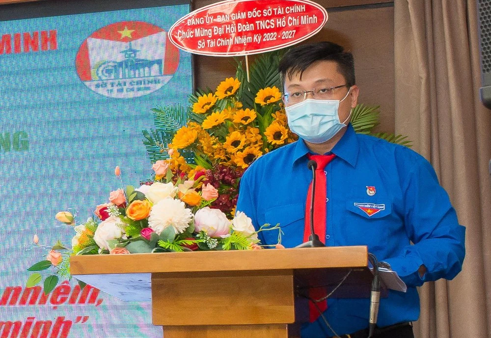 Ông Hồ Phúc Vinh, Bí thư đoàn Sở Tài chính. Ảnh: HUY BẰNG